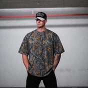 Oversized Pump Cover T-Shirt - Aspire Trust the Process/Forest Camo - VITAL APPAREL