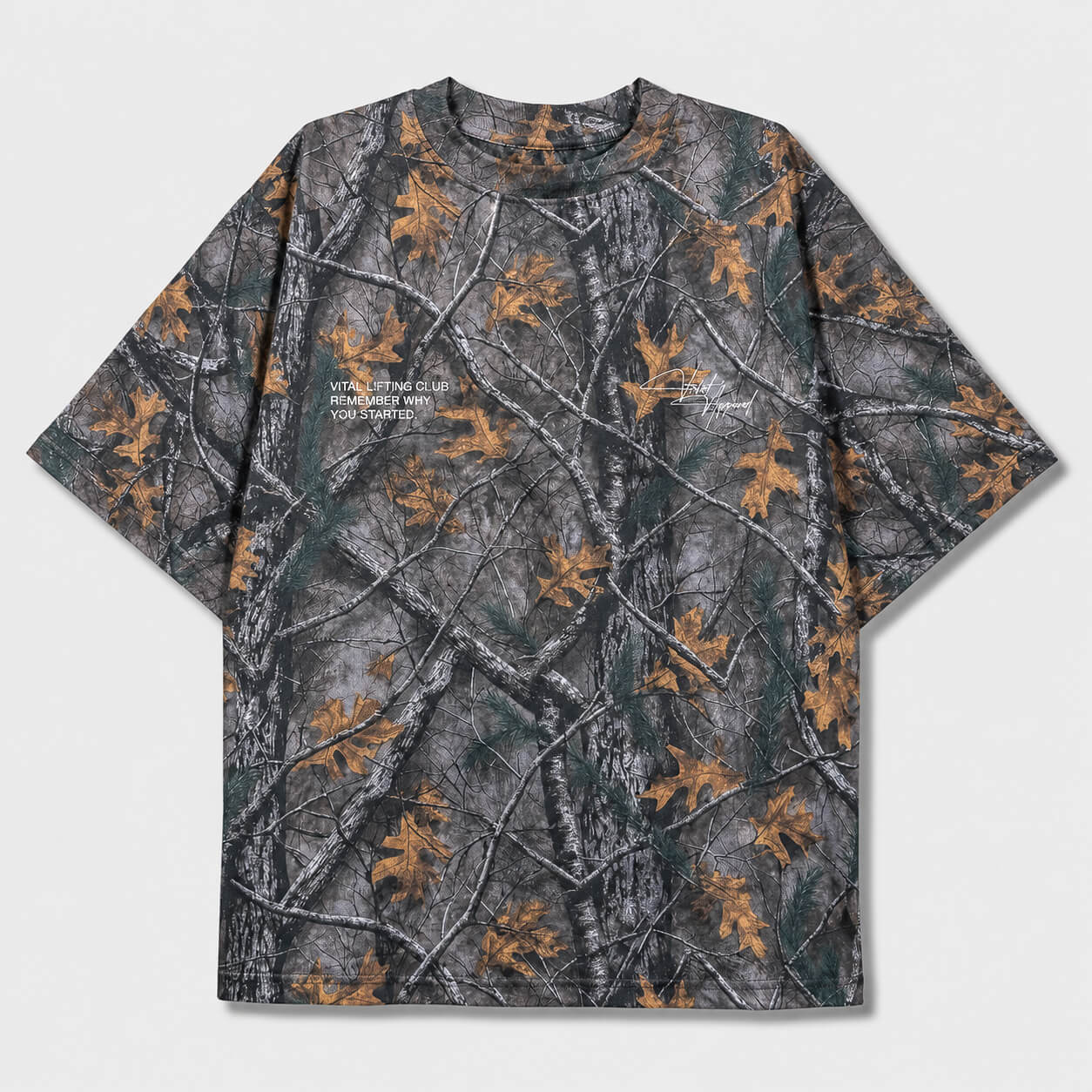 Oversized Pump Cover T-Shirt - Aspire Trust the Process/Forest