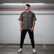 Oversized Pump Cover T-Shirt - Aspire Trust the Process/Forest Camo - VITAL APPAREL