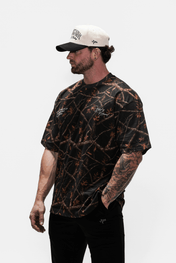 Oversized Pump Cover T-Shirt - Aspire TTP Fall Woodland Camo - VITAL APPAREL