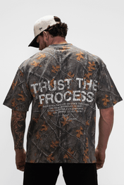 Oversized Pump Cover T-Shirt - Aspire TTP/Forest Camo - VITAL APPAREL