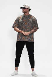 Oversized Pump Cover T-Shirt - Aspire TTP/Forest Camo - VITAL APPAREL