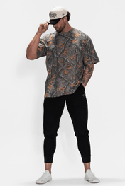 Oversized Pump Cover T-Shirt - Aspire TTP/Forest Camo - VITAL APPAREL
