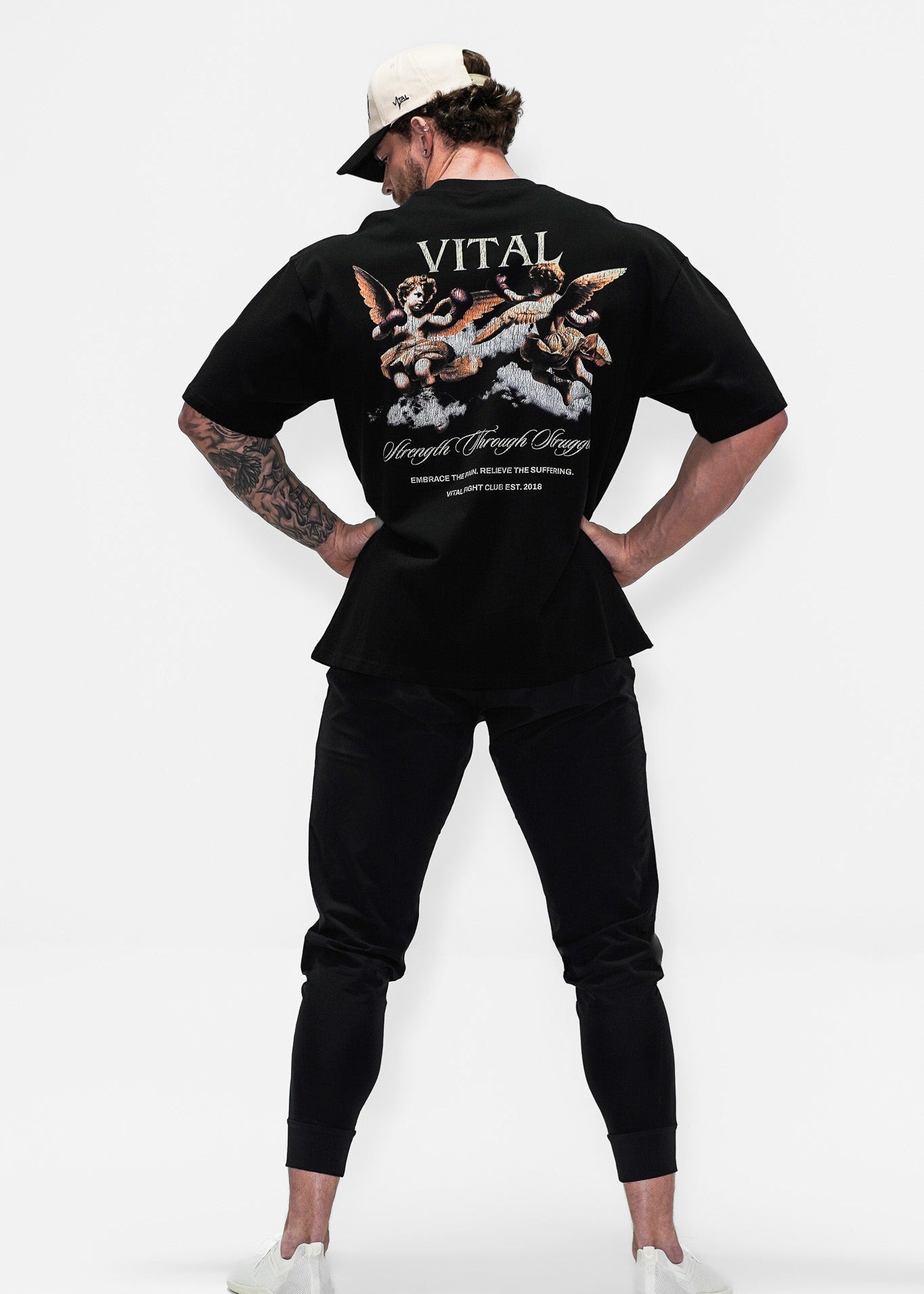Oversized Pump Cover T-Shirt - Love Hurts - VITAL APPAREL