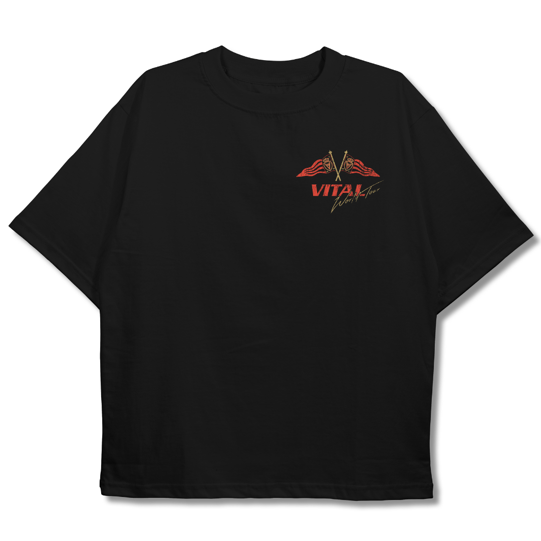 Oversized Pump Cover T-Shirt - Marathon Tour T - VITAL APPAREL