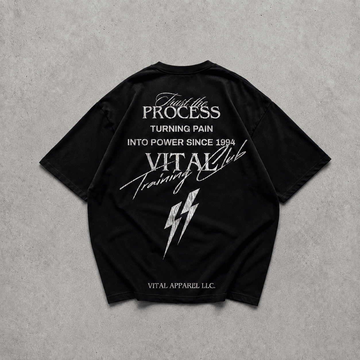 Oversized Pump Cover T-Shirt - Power T - VITAL APPAREL