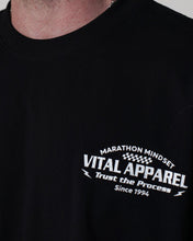Oversized Pump Cover T-Shirt - Race T Black - VITAL APPAREL