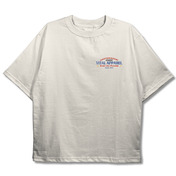 Oversized Pump Cover T-Shirt - Race T Cream - VITAL APPAREL
