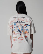 Oversized Pump Cover T-Shirt - Race T Cream - VITAL APPAREL