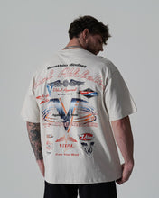 Oversized Pump Cover T-Shirt - Race T Cream - VITAL APPAREL