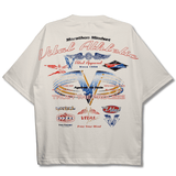 Oversized Pump Cover T-Shirt - Race T Cream