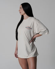 Oversized Pump Cover T-Shirt - Race T Cream - VITAL APPAREL