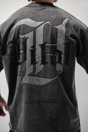 Oversized Pump Cover T-Shirt - Signature T Gray Acid - VITAL APPAREL