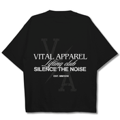 Oversized Pump Cover T-Shirt - Silence The Noise - VITAL APPAREL