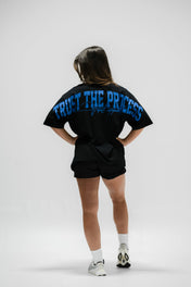 Oversized Pump Cover T-Shirt - TTP Distressed Baby Blue - VITAL APPAREL