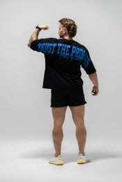 Oversized Pump Cover T-Shirt - TTP Distressed Baby Blue - VITAL APPAREL