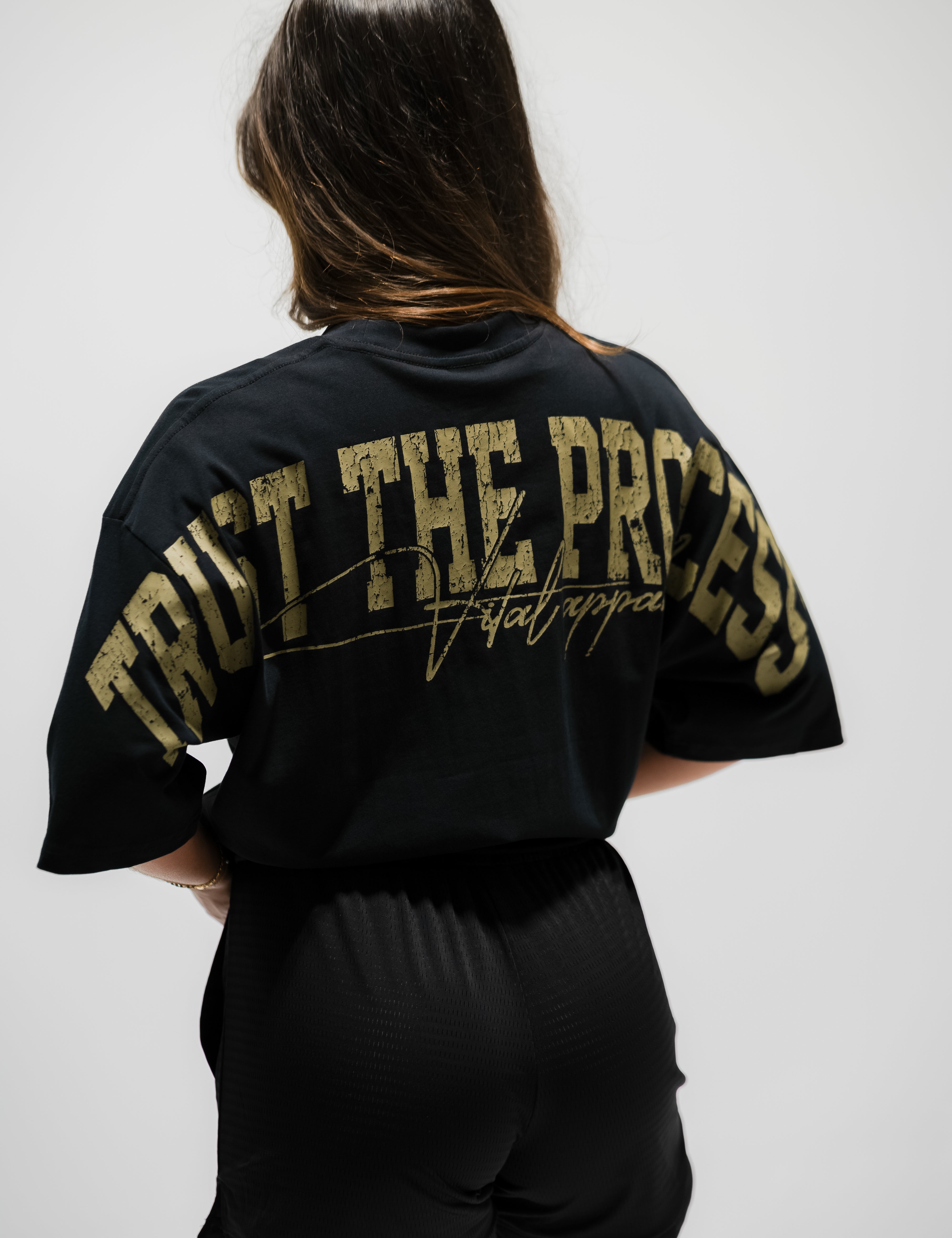 Oversized Pump Cover T-Shirt - TTP Distressed Olive - VITAL APPAREL
