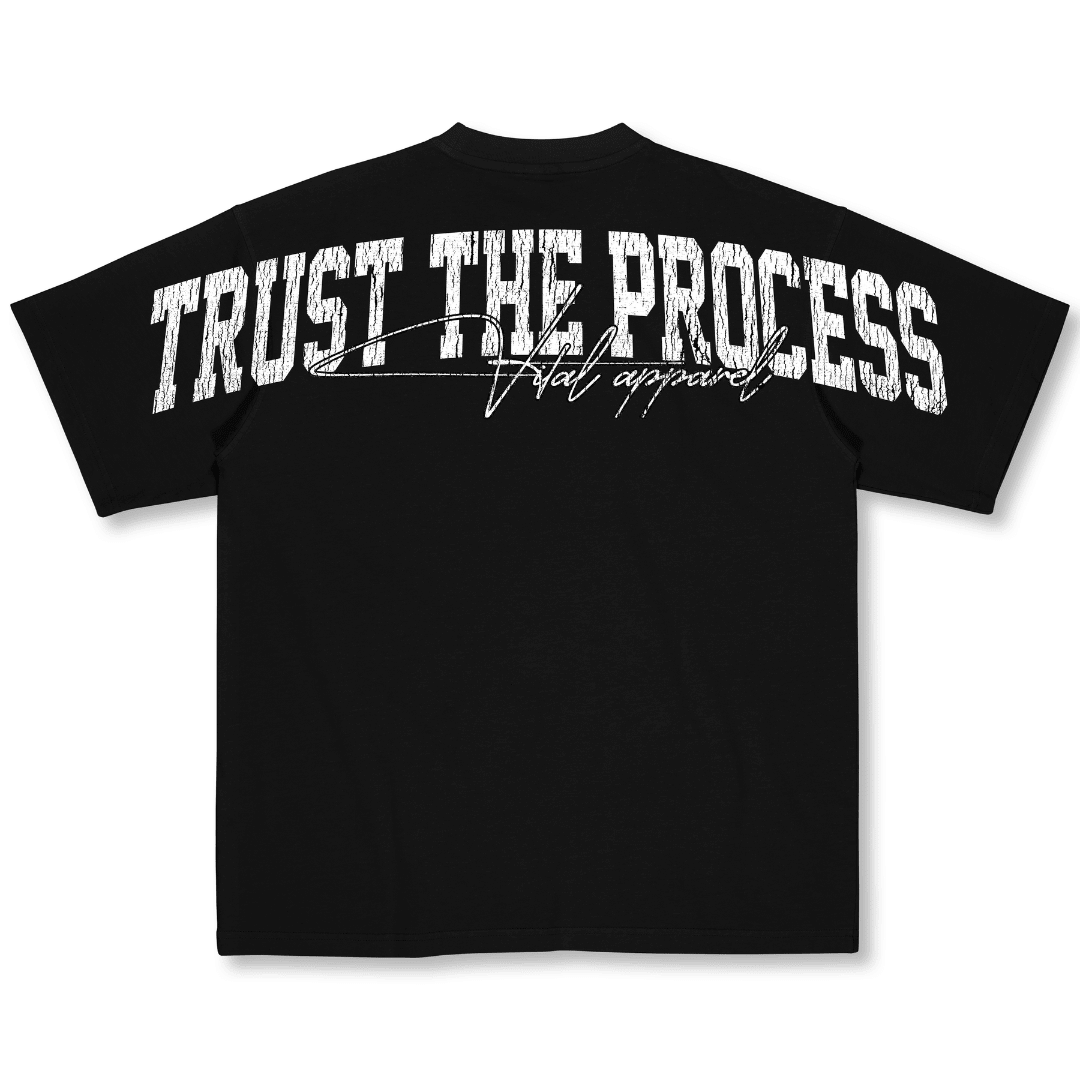 Oversized Pump Cover T-Shirt - TTP Distressed White - VITAL APPAREL