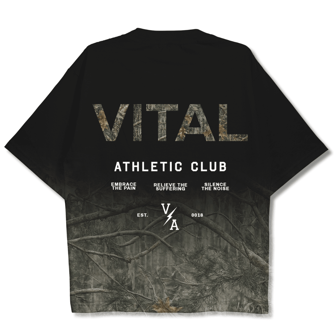 Oversized Pump Cover T-Shirt - Vanish T - VITAL APPAREL