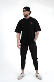 Oversized Pump Cover T-Shirt - VITAL APPAREL Trust the Process Distressed Pink - VITAL APPAREL