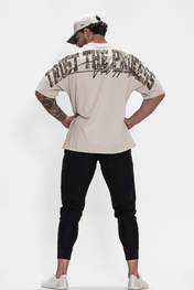 Oversized Pump Cover T-Shirt - VITAL APPAREL TTP/Cream Woodland Camo - VITAL APPAREL