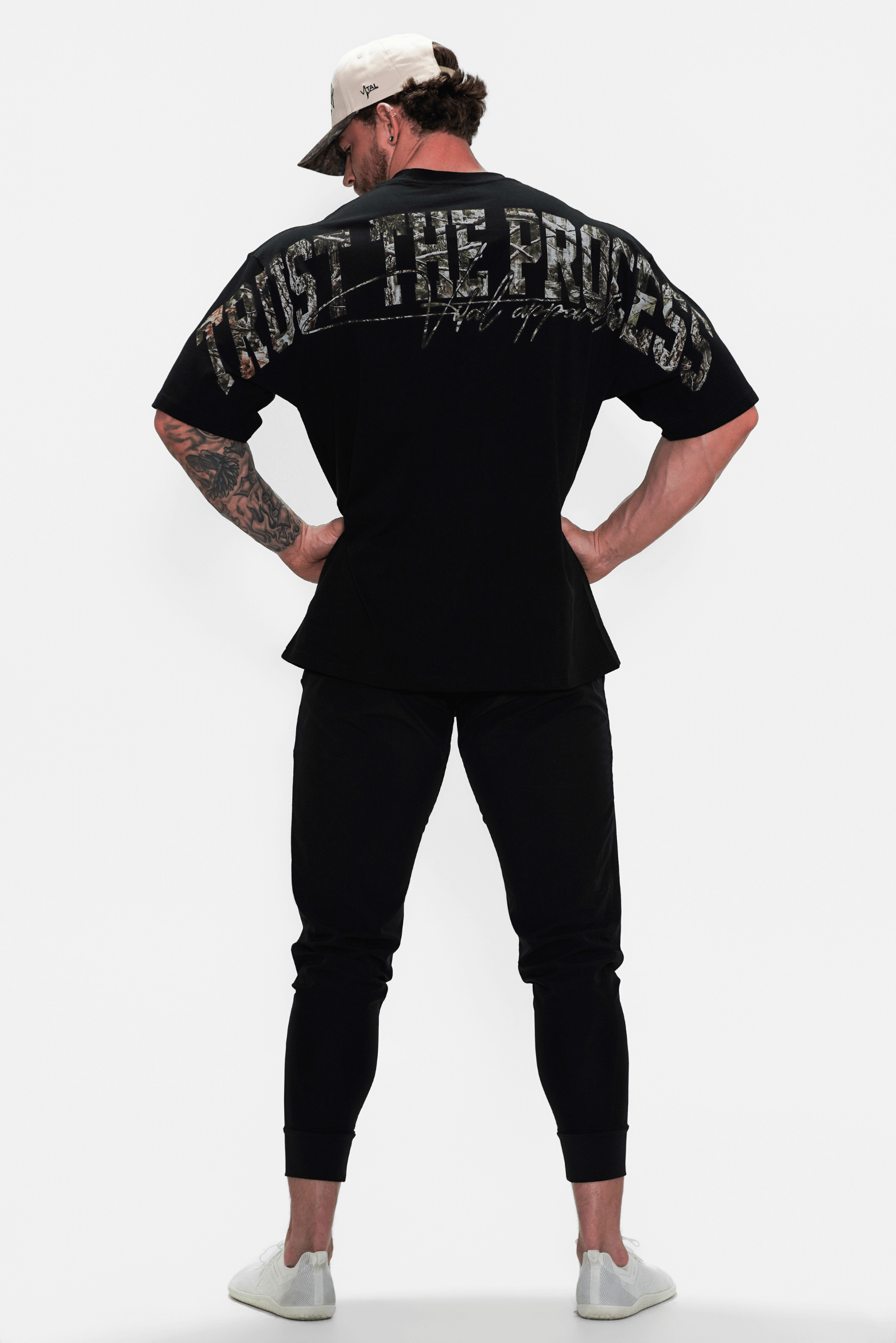 Oversized Pump Cover T-Shirt - VITAL APPAREL TTP/Woodland Camo - VITAL APPAREL