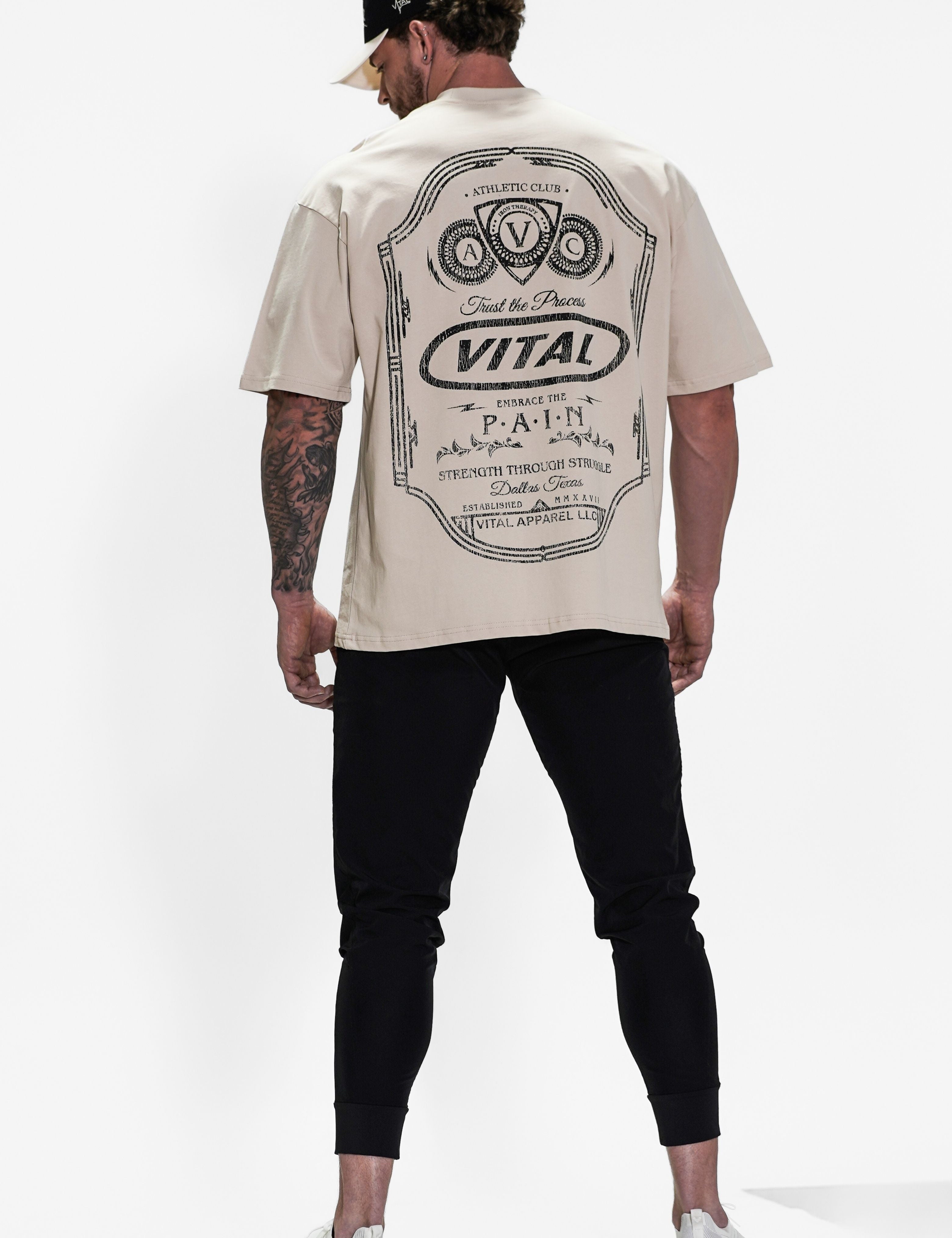Oversized Pump Cover T-Shirt - Vital Journey T - VITAL APPAREL