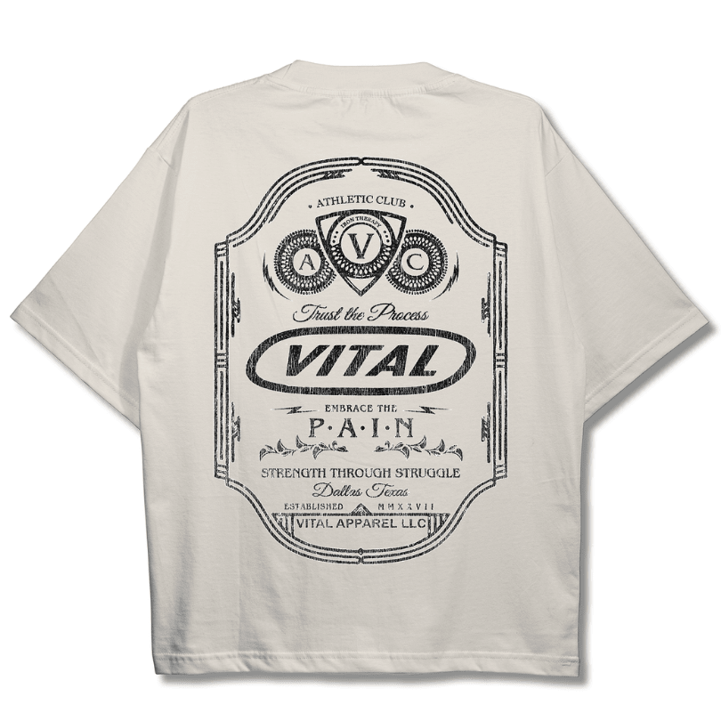Oversized Pump Cover T-Shirt - Vital Journey T - VITAL APPAREL