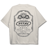 Oversized Pump Cover T-Shirt - Vital Journey T