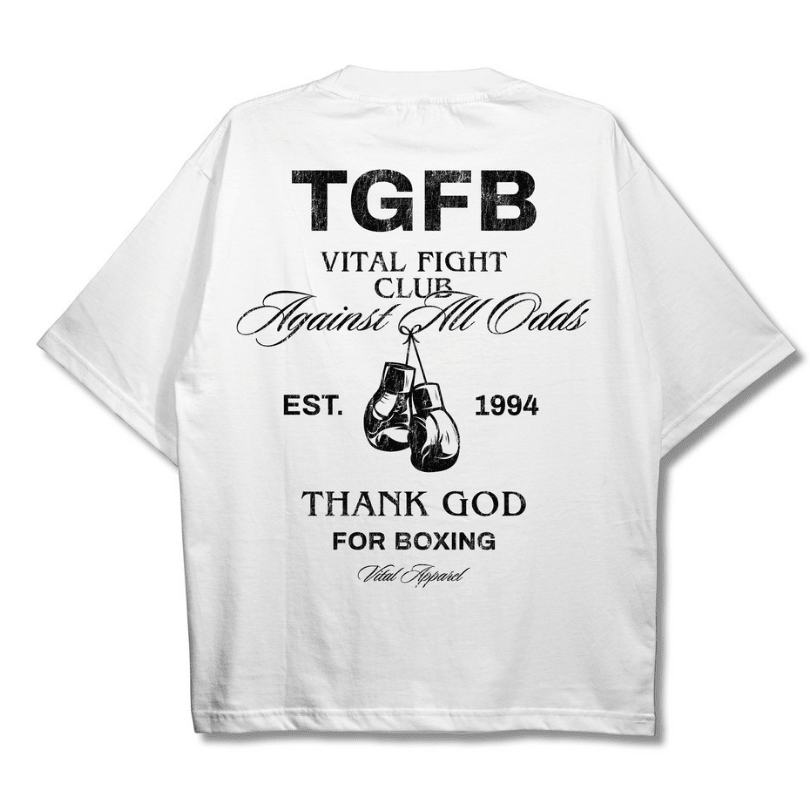 Oversized Pump Cover T-Shirt - VTG Fight Club - VITAL APPAREL