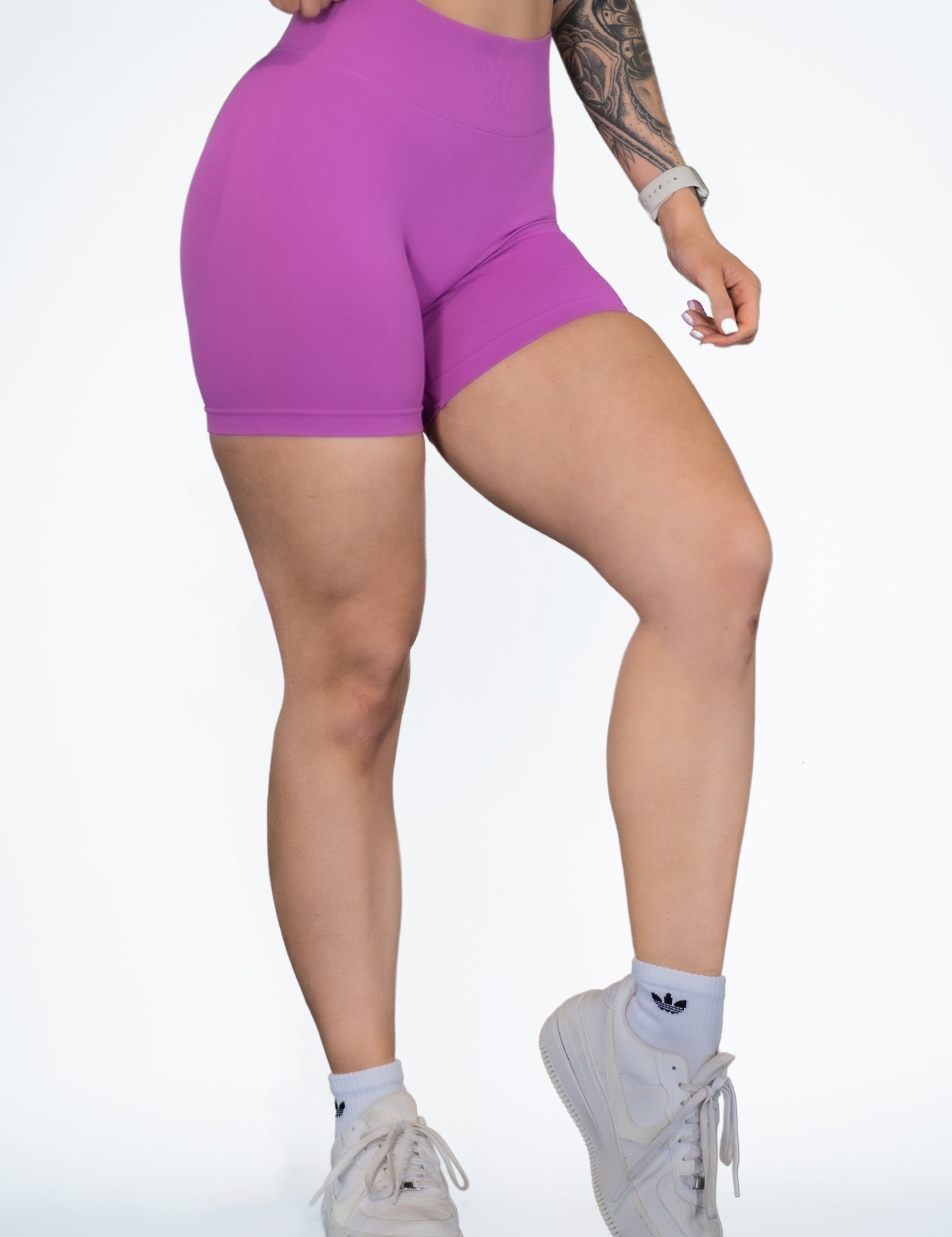 Pinnacle 4" Scrunch Butt Short - Bubble Gum - VITAL APPAREL