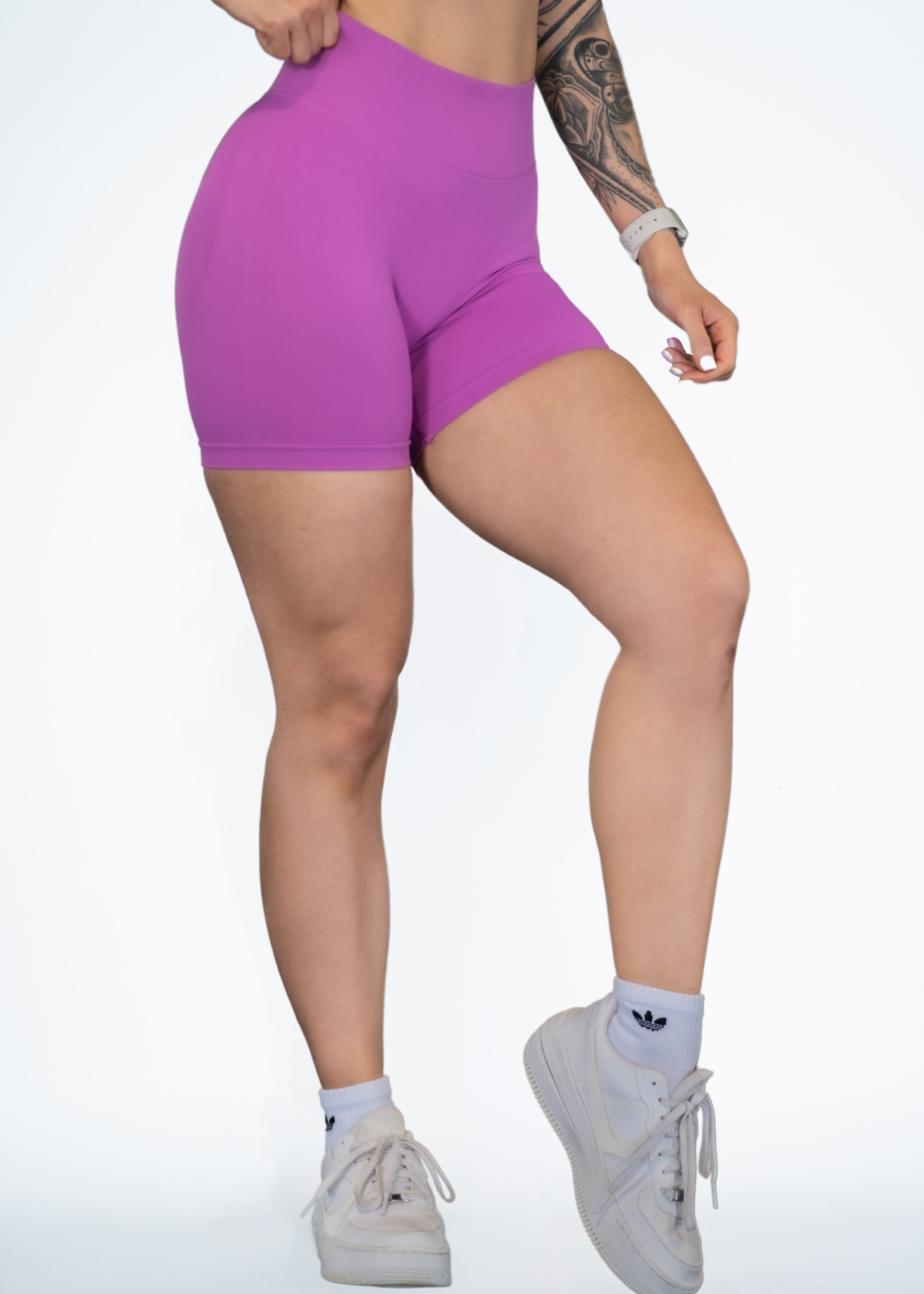 Pinnacle 4" Scrunch Butt Short - Bubble Gum - VITAL APPAREL