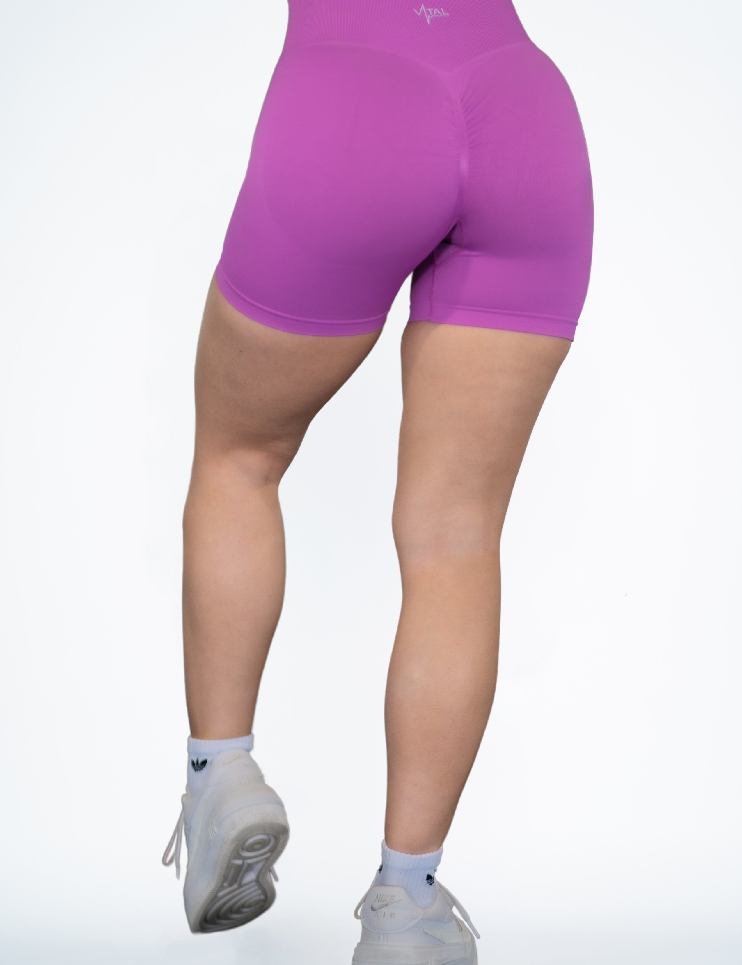 Pinnacle 4" Scrunch Butt Short - Bubble Gum - VITAL APPAREL