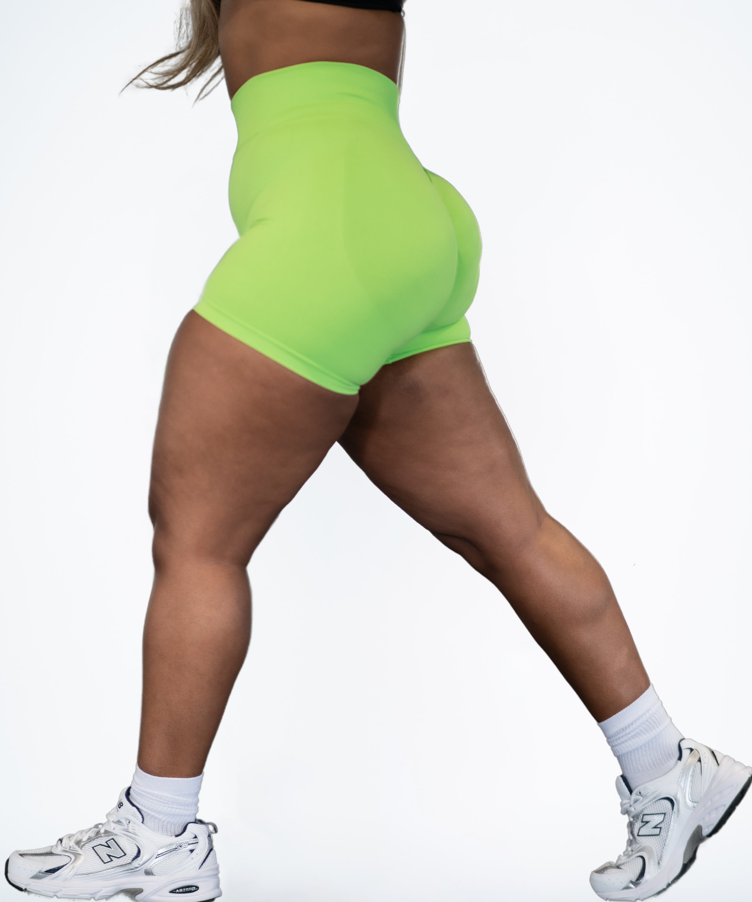 Pinnacle 4" Scrunch Butt Short - Spring Green - VITAL APPAREL