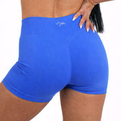Pinnacle 4" Scrunch Butt Shorts - Electric Blue - VITAL APPAREL