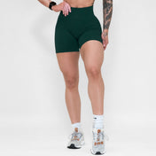 Pinnacle 4" Scrunch Butt Shorts - Evergreen - VITAL APPAREL