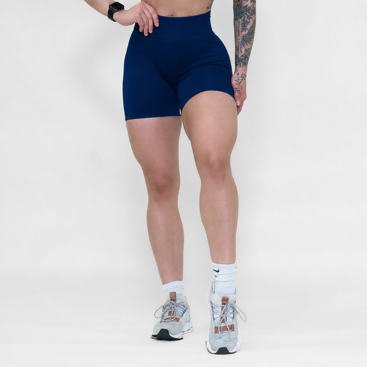 Pinnacle 4" Scrunch Butt Shorts - Midnight - VITAL APPAREL