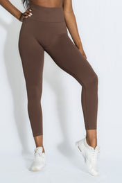 Pinnacle Scrunch Butt Legging - Coffee - VITAL APPAREL