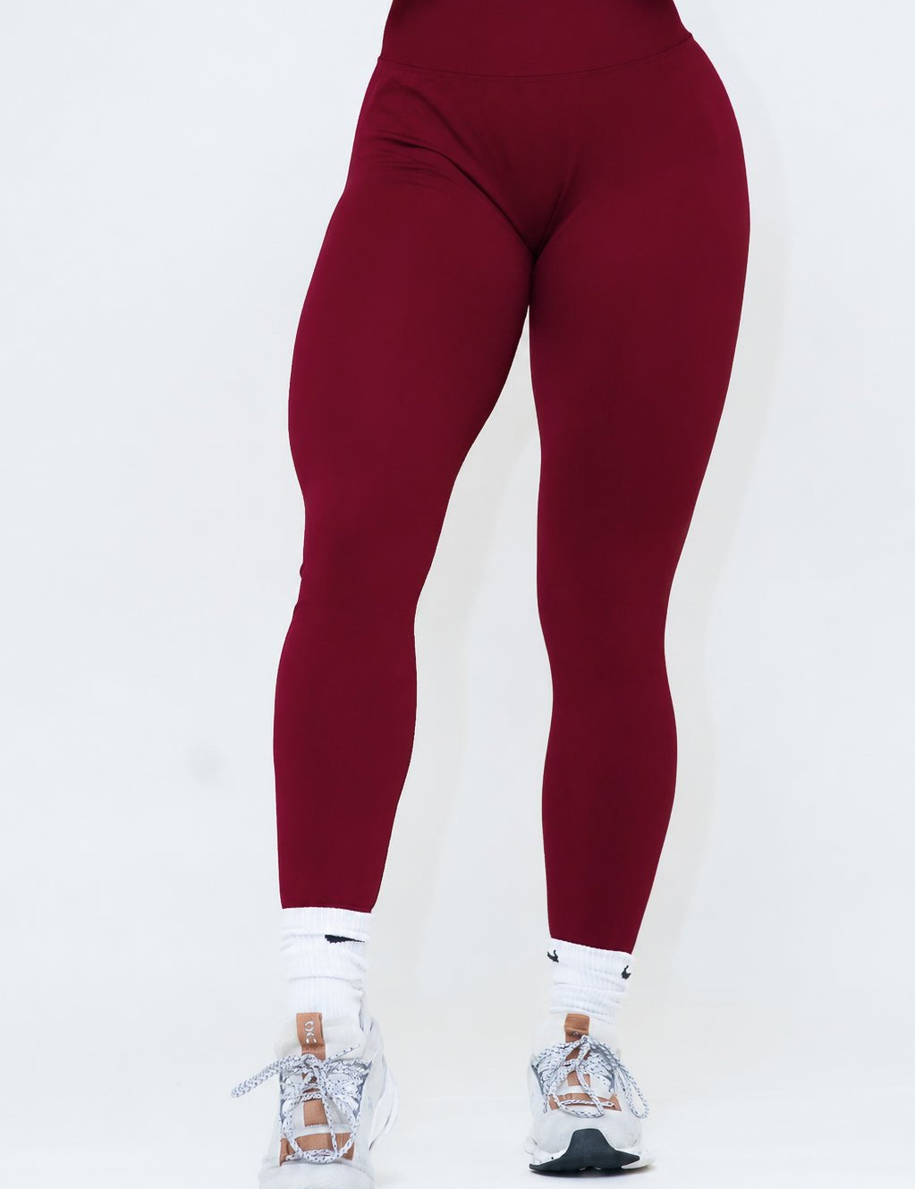 Pinnacle Scrunch Butt Legging - Deep Maroon - VITAL APPAREL