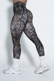 Pinnacle Scrunch Butt Legging - Forest Camo - VITAL APPAREL