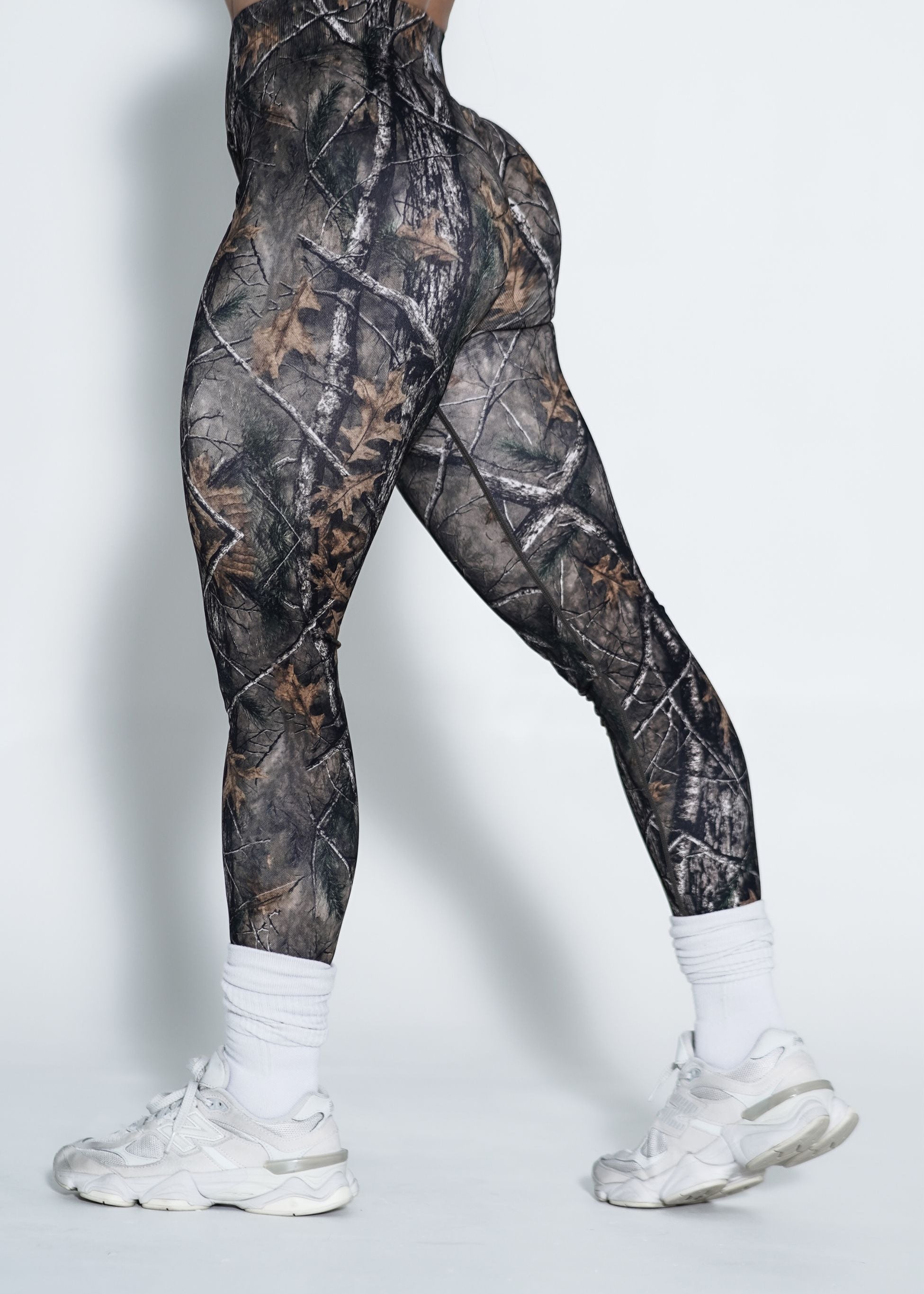 Pinnacle Scrunch Butt Legging - Forest Camo - VITAL APPAREL
