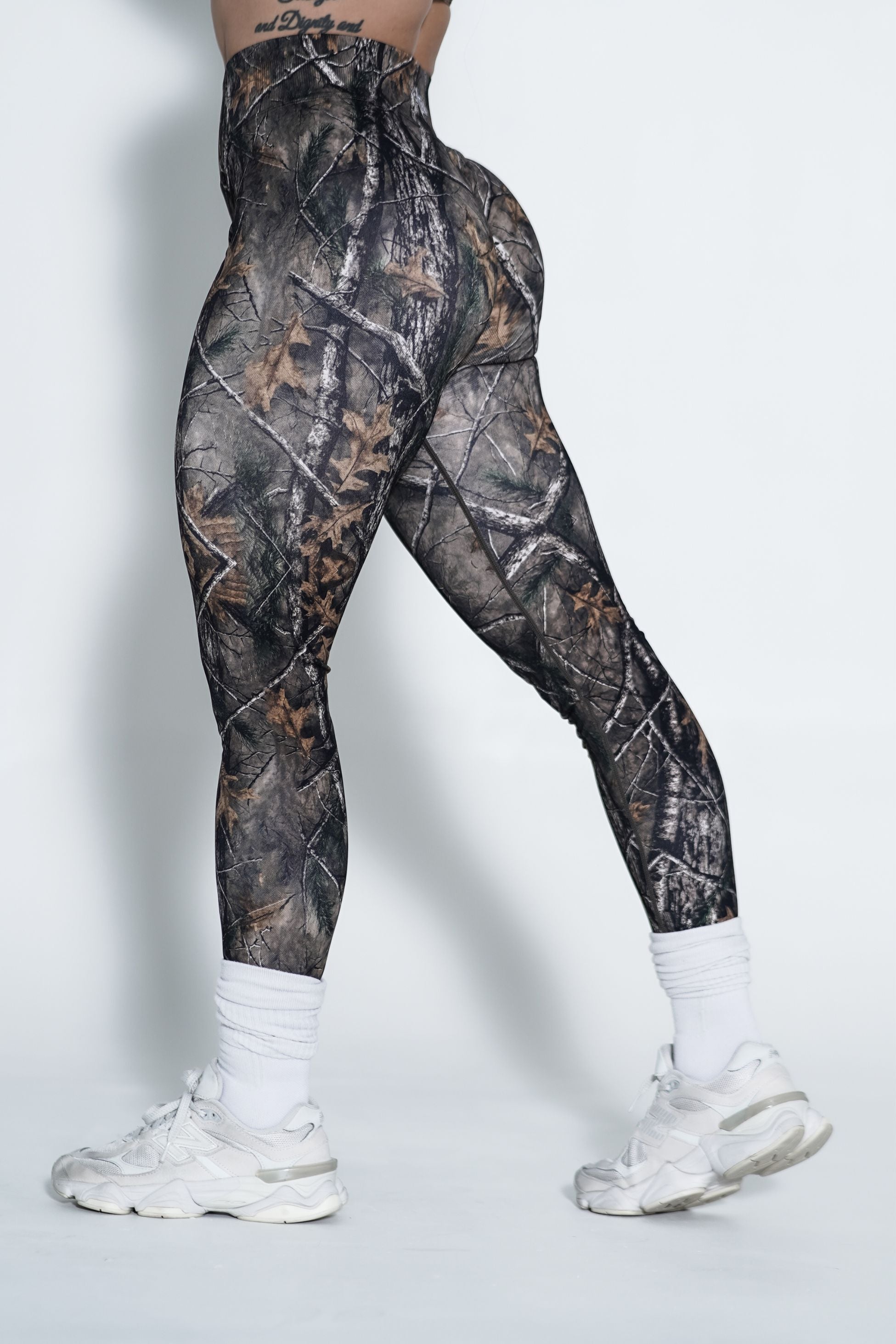 Pinnacle Scrunch Butt Legging - Forest Camo - VITAL APPAREL