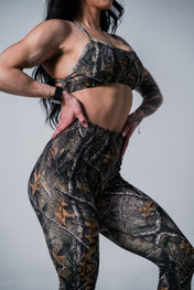 Pinnacle Scrunch Butt Legging - Forest Camo - VITAL APPAREL