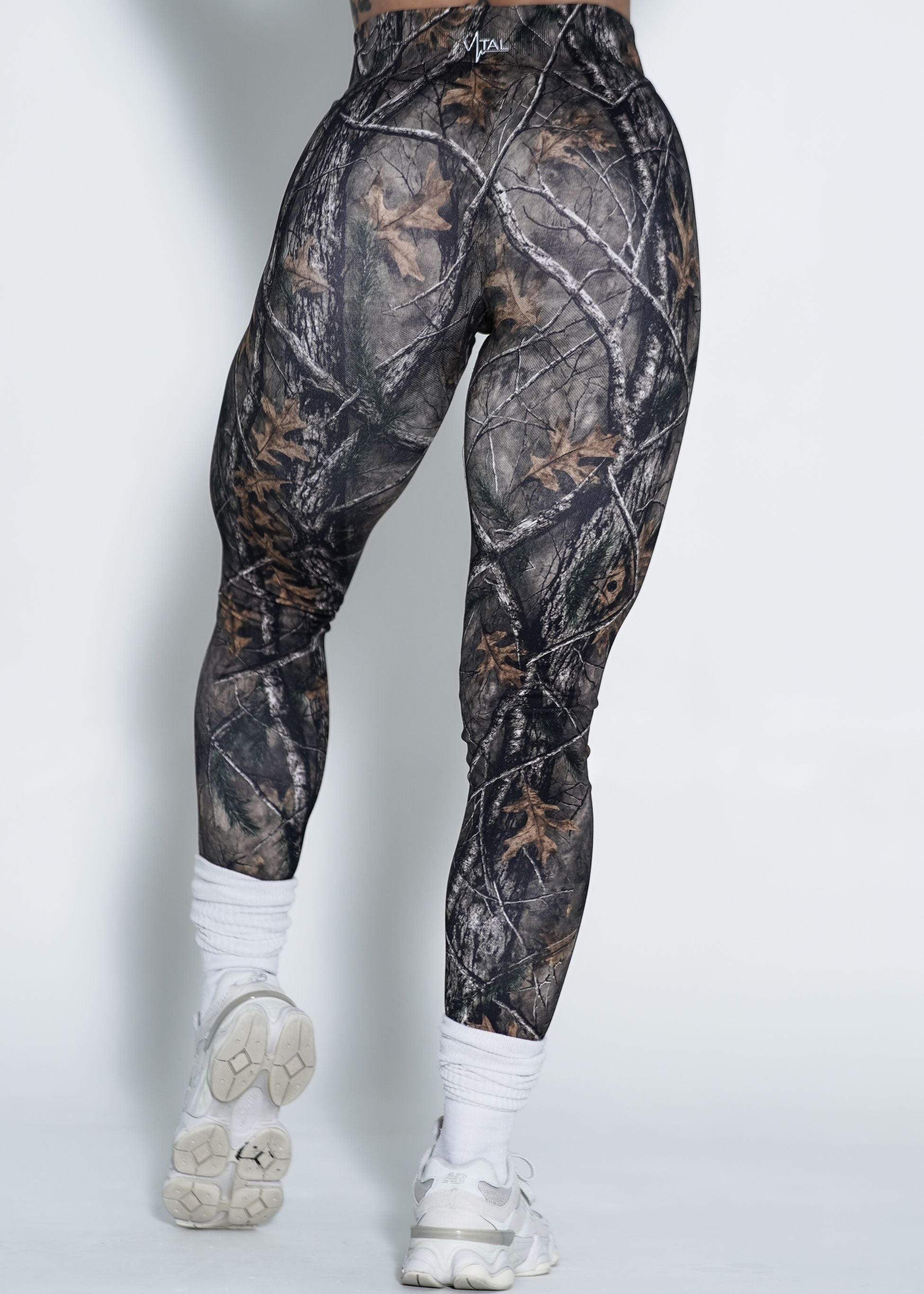 Pinnacle Scrunch Butt Legging - Forest Camo - VITAL APPAREL