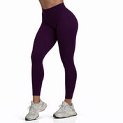 Pinnacle Scrunch Butt Legging - Grape - VITAL APPAREL