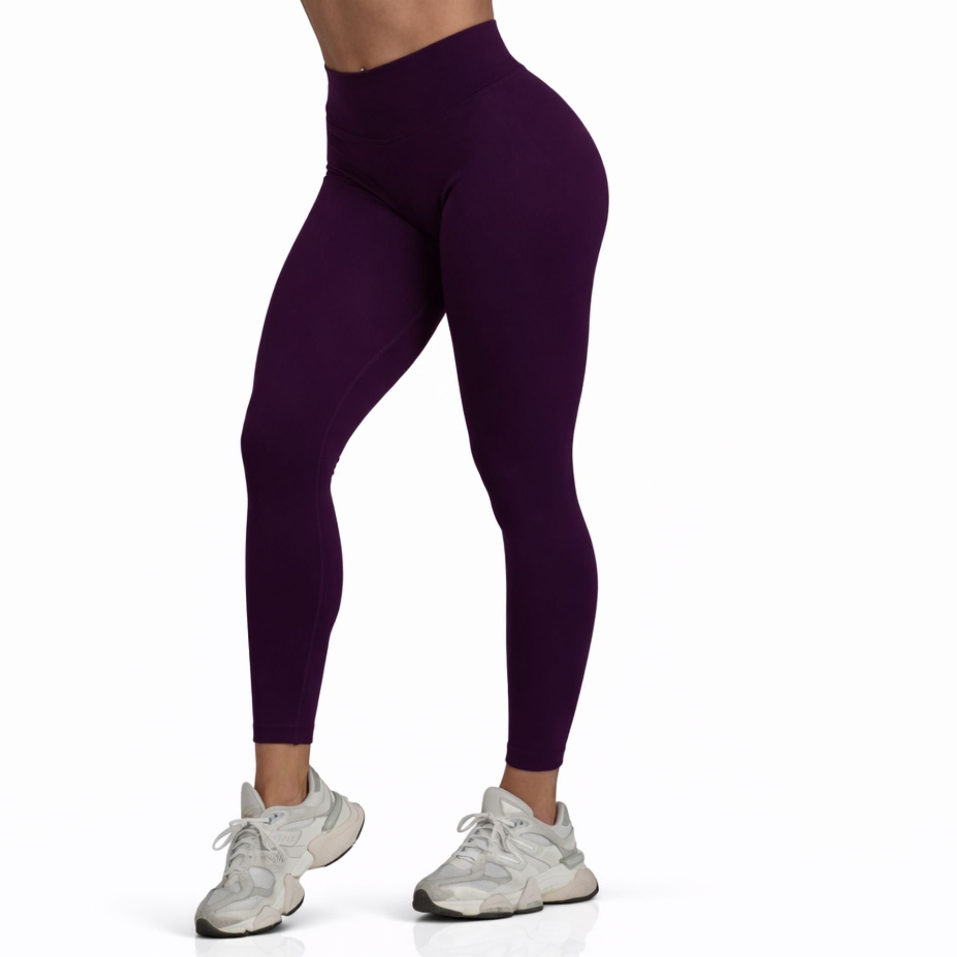 Pinnacle Scrunch Butt Legging - Grape - VITAL APPAREL