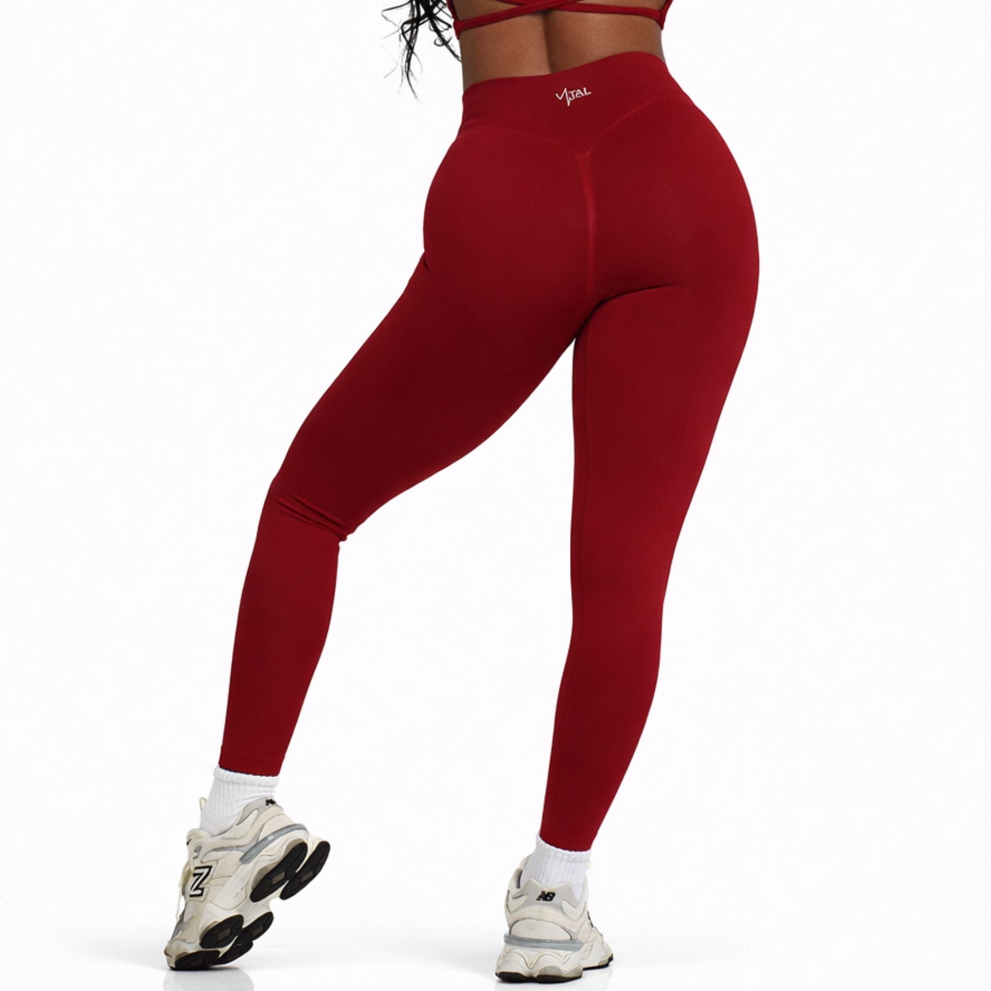 Pinnacle Scrunch Butt Legging - Scarlet - VITAL APPAREL