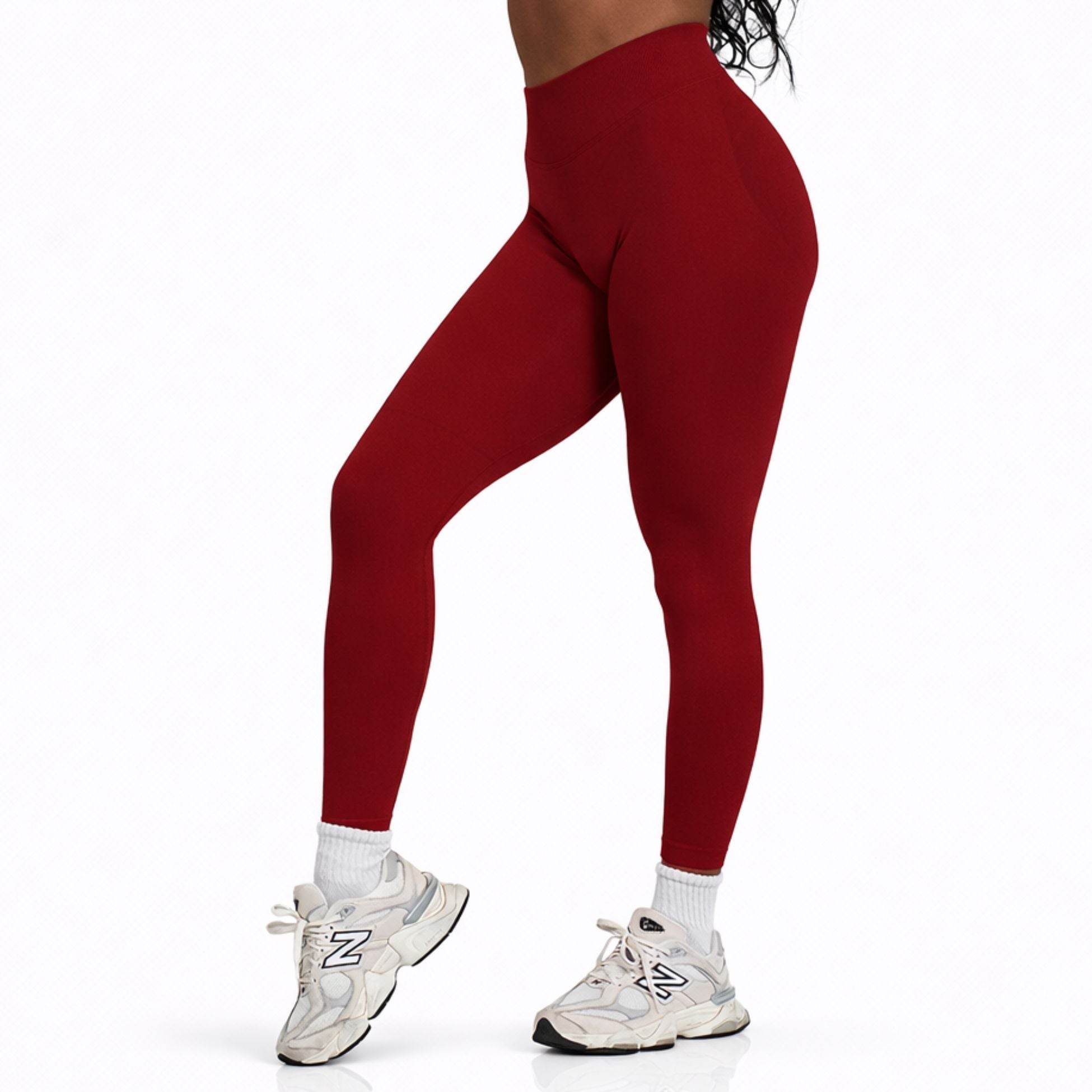 Pinnacle Scrunch Butt Legging - Scarlet - VITAL APPAREL