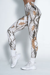 Pinnacle Scrunch Butt Legging - Snow Camo - VITAL APPAREL