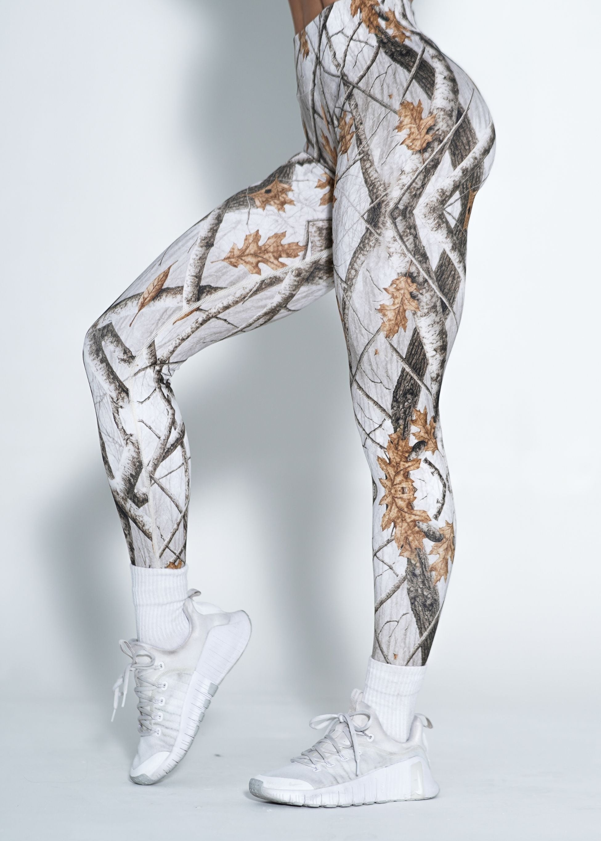 Pinnacle Scrunch Butt Legging - Snow Camo - VITAL APPAREL